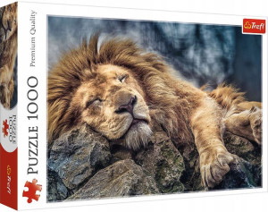 Trefl Puzzle 1000 elementów Śpiący Lew