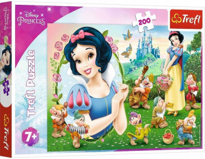 Księżniczki Disney Puzzle 200 elementów Piękna Śnieżka
