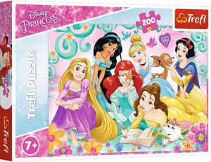 Puzzle Księżniczki Disney 200 elementów Disney Princess Radosny świat księż