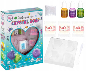 Zestaw Crystal Soap Kryształowe mydło do robienia pachnącego mydła dla dzie