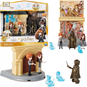 Harry Potter zestaw Pokój Życzeń figurki Hermiona i Ron Room of Requirement