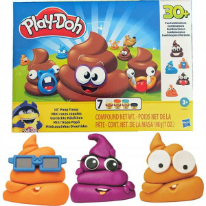 Play Doh Ciastolina zestaw Lil' Poop Troop 7 kolorów 7 tub