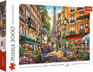 Puzzle Popołudnie w Paryżu, 2000 elementów, Trefl 27121