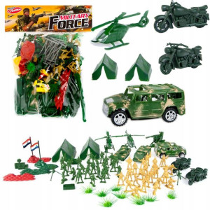 Mega Creative Zestaw figurek wojskowych Military Force żółnierzyki