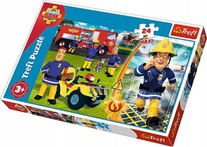 Trefl Puzzle 24 elementy maxi Dzielny Strażak Sam