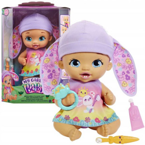 My Garden Baby Fioletowy Króliczek laleczka Myj ząbki