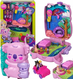 Polly Pocket zestaw Kompaktowa Torebka Koala + akcesoria
