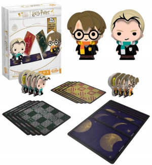 Harry Potter Pojedynek Czarodziejów gra karciana rodzinna Harry i Draco