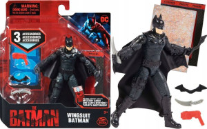The Batman figurka akcji ruchoma Wingsuit 10 cm rozkładane skrzydła