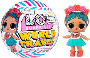 L.O.L. Surprise kula niespodzianka World Travel z laleczką