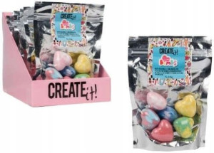 Create it! Zestaw 7 Bomb do kąpieli serduszka
