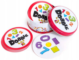 Rebel Dobble 1-2-3 Towarzyska Gra Rodzinna cyfry kształty