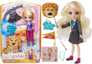 Harry Potter Lalka figurka Luna Lovegood z patronusem akcesoria 20 cm