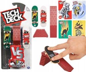 Tech Deck Fingerboard VS Series Flip deskorolka i rampa mur