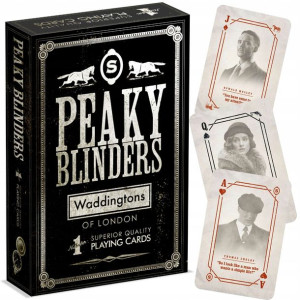 Peaky Blinders karty do gry 54 Talia tradycyjna Waddingtons Shelby Winning