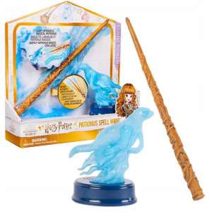 Harry Potter Hermiona Granger różdżka patronus reaguje na ruch świeci