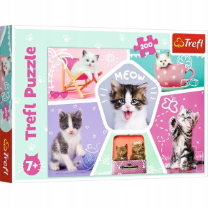 Trefl Puzzle 200 Kocie figle