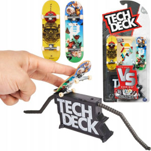 Tech Deck Fingerboard VS Series Primitive zestaw 2 deskorolki i przeszkoda