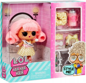LOL SURPRISE Hair! Hair! Hair! z laleczką i akcesoriami