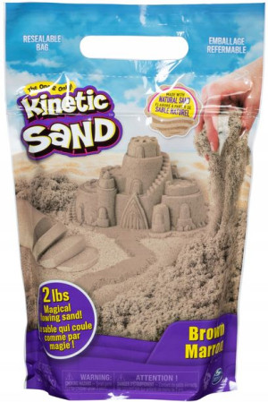 Spin Master Piasek kinetyczny Kinetic Sand 907g Brązowy