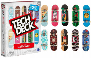 Tech Deck fingerboard zestaw 10 deskorolek DLX Pro Pack