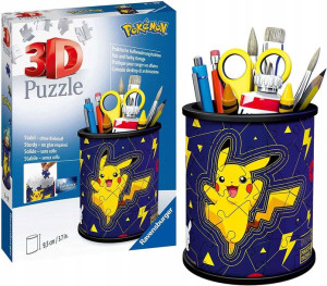 Pokemon Puzzle 3D Pojemnik na przybory