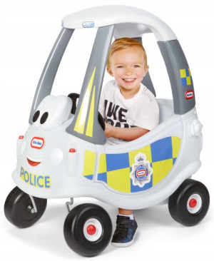 Little Tikes Pojazd Cozy Coupe biały radiowóz
