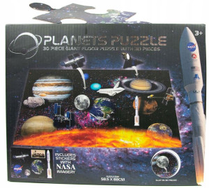 Gigantyczne Puzzle NASA 3D 30 elementów