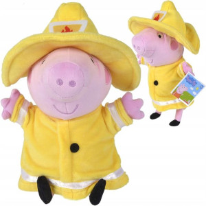 Simba Świnka Peppa maskotka Strażak 20 cm