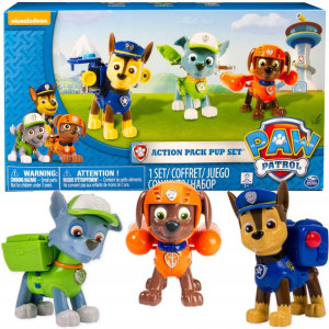 Psi Patrol Zestaw 3 figurki Rocky Zuma Chase