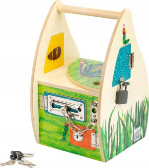 Small Foot Domek Gąsienicy z zamkami Compact Lock House