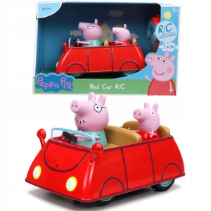 Zdalnie sterowany pojazd Świnka Peppa z Tatą Świnką RC