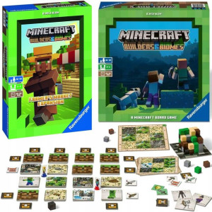 Gra planszowa Minecraft Builders & Biomes + Dodatek Farmer's Market