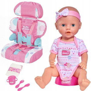 Fotelik samochodowy dla lalki Casdon Baby Huggles