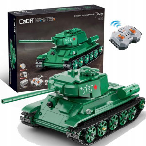 Cada C61072W Klocki konstrukcyjne czołg T-34 Medium Tank RC 722 elementów