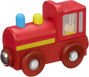 Charakter Świnka Peppa Drewniana mini lokomotywa