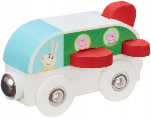 Charakter Świnka Peppa Drewniany mini biały samolot