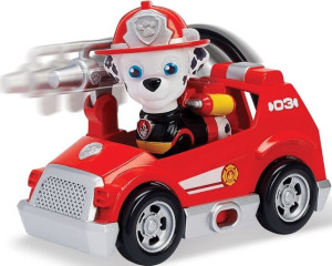 Psi Patrol Ultimate Rescue Minipojazd Marshall Wóz Strażacki + figurka Spin