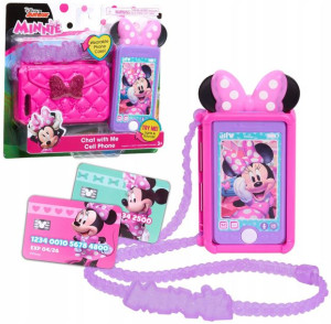 Myszka Minnie Smartfon z torebką dla dzieci