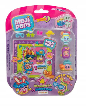 MagicBox Moji Pops Zestaw 4 figurek z akcesoriami