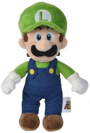 Super Mario maskotka Luigi  23 cm