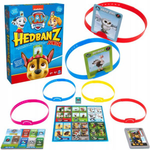 Towarzyska gra rodzinna Czółko Hedbanz Psi Patrol Junior