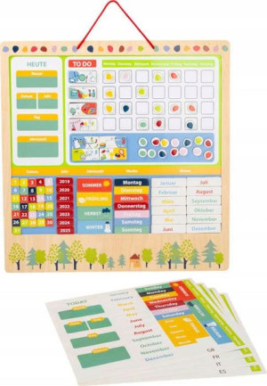 Small Foot Planer tygodniowy magnetyczny edukacyjny