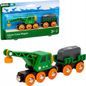 Brio Dźwig i wagon