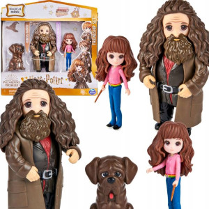Harry Potter figurki Hagrid, Hermiona i Kieł