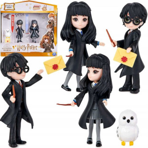 Harry Potter figurki Harry i Cho Chang i Hedwiga