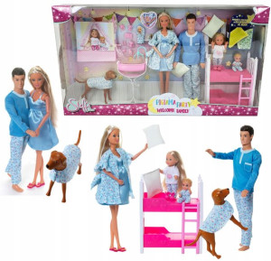 Steffi Love Pyjamas Piżama Party zestaw trojaczki i piżamy