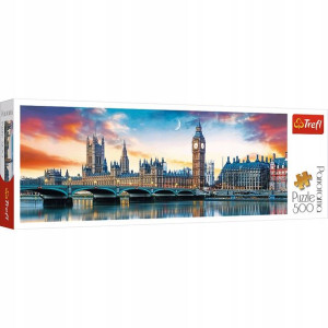 Trefl 29507 Puzzle 500 Big Ben i Pałac Westminster