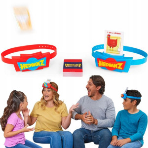Towarzyska gra rodzinna Hedbanz Blast Off! Czym jestem?