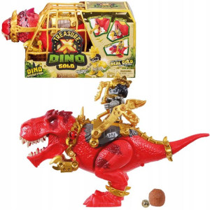 Treasure X Dino Gold dinozaur + łowca dinozaurów